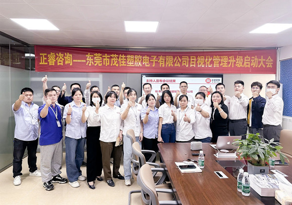 動態(tài)丨高端連接線設計與制造領域佼佼者—東莞市茂佳塑膠電子有限公司“目視化管理升級”咨詢項目啟動