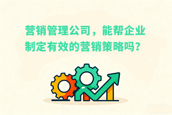 營(yíng)銷管理公司，能幫企業(yè)制定有效的營(yíng)銷策略嗎？