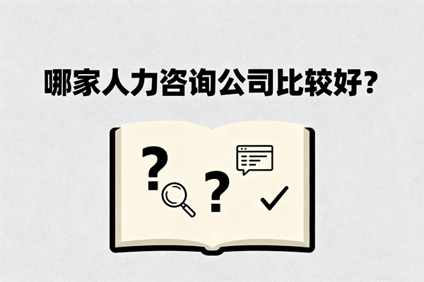 哪家人力咨詢公司比較好？