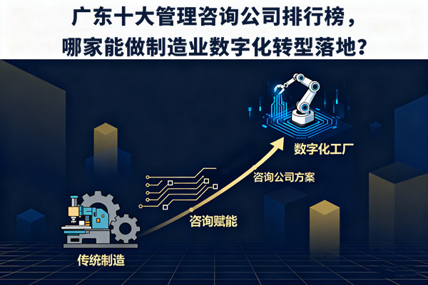 廣東十大管理咨詢公司排行榜，哪家能做制造業(yè)數(shù)字化轉(zhuǎn)型落地？