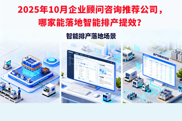 2025年10月企業(yè)顧問咨詢推薦公司，哪家能落地智能排產(chǎn)提效？